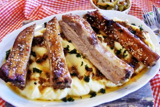 Coaste de porc dulci picante