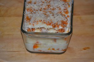 Lasagna cu carne de curcan