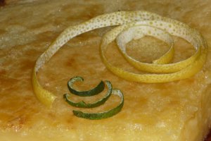 Tarta cu crema de lime si lamaie