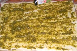 Spirale cu pesto si pui