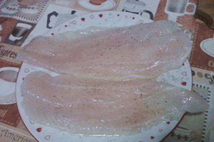 Peste la grill cu orez