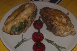 Piept de pui umplut