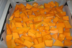 Chec cu dovleac si nuca de cocos