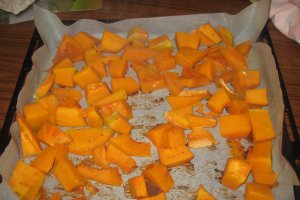 Chec cu dovleac si nuca de cocos
