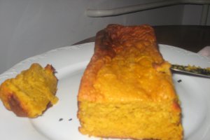 Chec cu dovleac si nuca de cocos