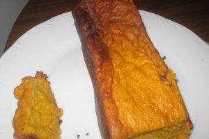 Chec cu dovleac si nuca de cocos
