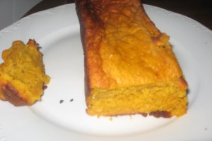 Chec cu dovleac si nuca de cocos
