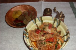 Paprikas de pui sau cocos