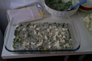 Lasagna cu spanac si ricotta