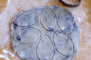 Biscuiti cu afine si lamaie