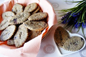 Biscuiti cu afine si lamaie