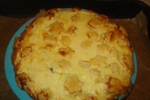 Placinta cu crema de branza si smantana
