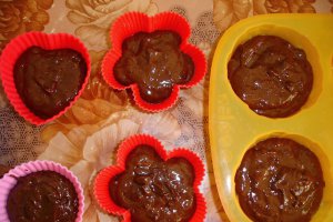 Cupcakes cu ciocolata si ghimbir