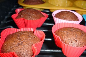 Cupcakes cu ciocolata si ghimbir