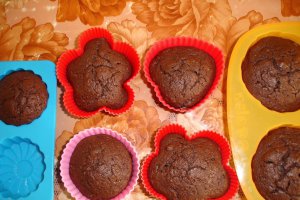 Cupcakes cu ciocolata si ghimbir