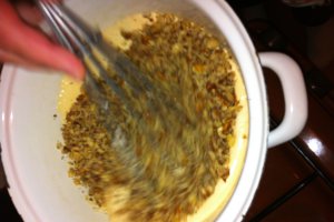 Prajitura Oana, cu crema caramel si nuca