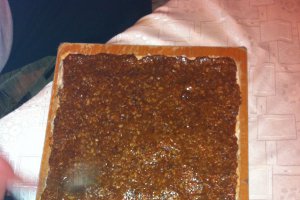 Prajitura Oana, cu crema caramel si nuca