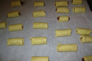 Carnaciori de bere in foietaj