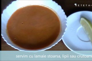Supa Crema de Linte Rosie (Reteta Video)