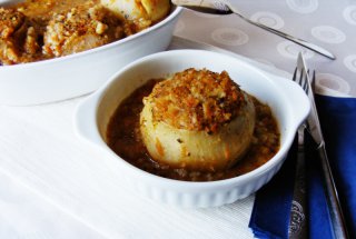 Gulii umplute cu legume la cuptor