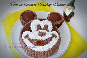 Tort de ciocolata Mickey Mouse