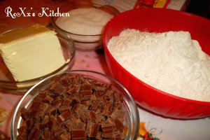 Cookies cu fulgi de ciocolata ( fursecuri americane )