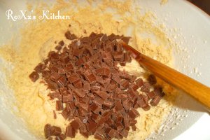 Cookies cu fulgi de ciocolata ( fursecuri americane )