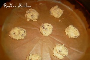 Cookies cu fulgi de ciocolata ( fursecuri americane )