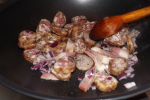 Spatzle cu amestec de mirodenii