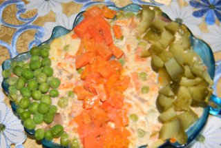 Salata de boeuf cu carne de rata