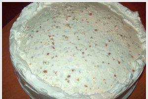 Tort cu crema de vanilie si alune