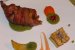 Prepelita invelita in bacon cu jeleu de mazare si cartofi-1