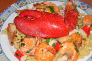 Fusilli cu creveti