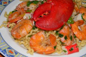 Fusilli cu creveti