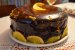 Tort cu ciocolata, dulceata de soc si portocale (de post)-1