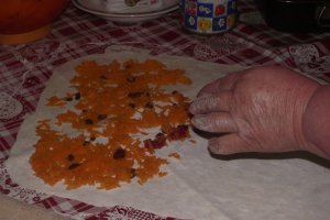 Placinta cu dovleac si stafide