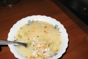 Ciorba de pui a la grec