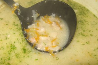 Ciorba de pui a la grec