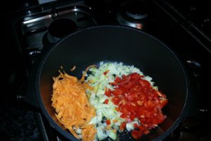 Orez cu legume (de post)