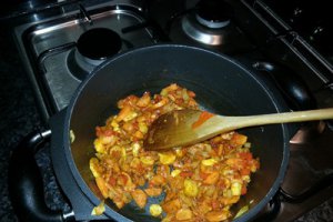 Orez cu legume (de post)