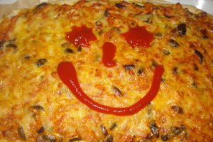 Pizza cu afumatura