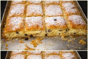 Desert placinta cu iaurt si stafide