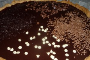 Tarta rustica cu ciocolata de casa si Amaretto