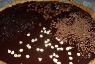 Tarta rustica cu ciocolata de casa si Amaretto