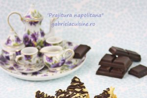 Napolitana cu crema caramel si nuci