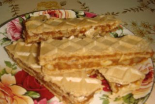 Foi de napolitana cu crema caramel (Foi Lica)