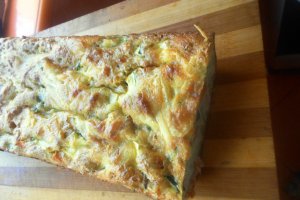 Chec cu somon si zucchini