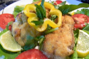 Rondele de somn cu chimen si salata