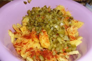 Salata de cartofi-De Craciun- a la Klaus