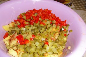 Salata de cartofi-De Craciun- a la Klaus